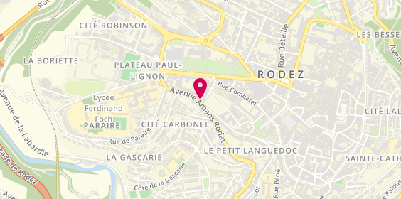 Plan de Hopital de Jour et de Nuit, 17 avenue Amans Rodat, 12000 Rodez