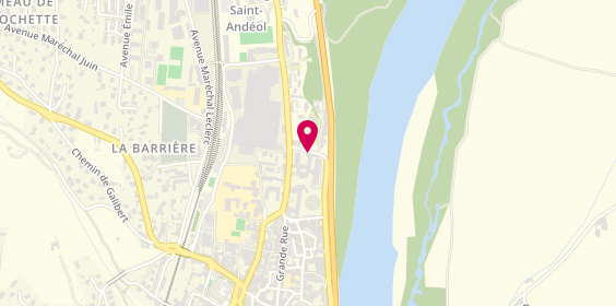 Plan de Hôpital Intercommunal Bourg Saint Andéol-Viviers, Rue Paul Semard, 07700 Bourg-Saint-Andéol