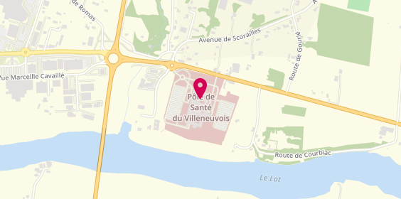 Plan de Pôle de Santé du Villeneuvois, Avenue de Fumel, Lieu Dit
Zone Commerciale de Romas, 47300 Villeneuve-sur-Lot