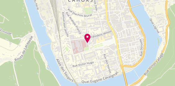 Plan de Efs Occitanie - Site de Cahors, 34 Rue Charles Bourseul, 46000 Cahors