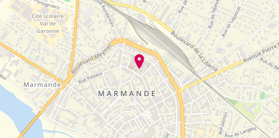 Plan de Centre Hospitalier Intercommunal Marmande Tonneins, 76 Rue du Dr Courret, 47200 Marmande