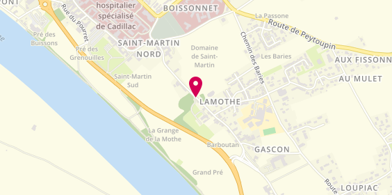 Plan de L'Ostal Medical, 12 Bis de Saint Macaire, 33410 Cadillac-sur-Garonne
