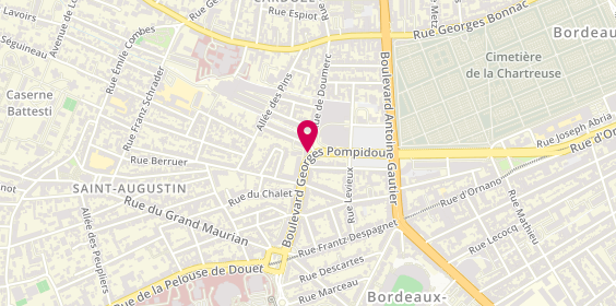 Plan de Clinique Esthétique Aquitaine, 49 Boulevard Georges Pompidou, 33000 Bordeaux