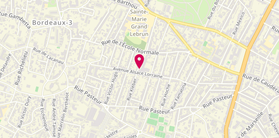 Plan de Maison de Santé Marie Galène, 30 Rue Kléber Caud, 33200 Bordeaux