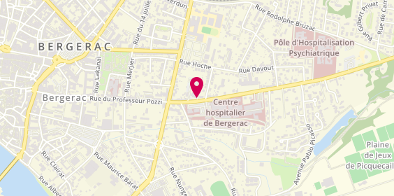 Plan de Imagerie Médicale du Bergeracois - Policlinique, 18 Boulevard du Professeur Albert Calmette, 24100 Bergerac