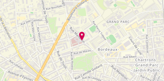 Plan de Clinique Tivoli Ducos, 220 Rue Mandron
91 Rue de Riviere, 33030 Bordeaux