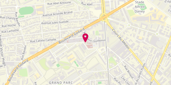 Plan de Polyclinique Bordeaux Nord Aquitaine, 33 Rue du Dr Finlay, 33300 Bordeaux