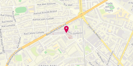 Plan de Polyclinique Bordeaux Nord Aquitaine Urgences, 33 Rue du Dr Finlay, 33300 Bordeaux