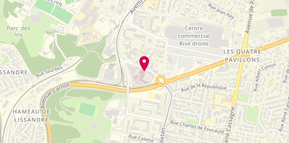 Plan de Polyclinique Bordeaux Rive Droite, 24 Rue des Cavailles, 33310 Lormont