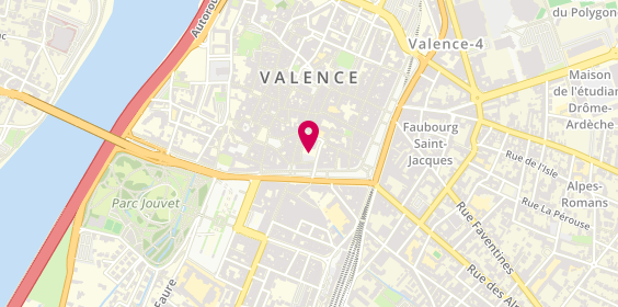 Plan de Centre Dentaire Valence Bonjean, 1 Rue Louis Bonjean, 26000 Valence