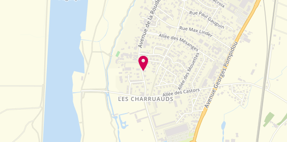 Plan de Hopital de Jour Adultes Cle des Champs, 80 avenue de la Roudet, 33500 Libourne