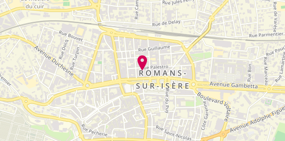 Plan de Centre Dentaire Romans, 55 Rue Palestro, 26100 Romans-sur-Isère