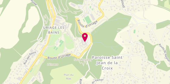 Plan de Centre Hospitalier Rhumatologique d'Uriage, 1750 Route d'Uriage, 38410 Saint-Martin-d'Uriage