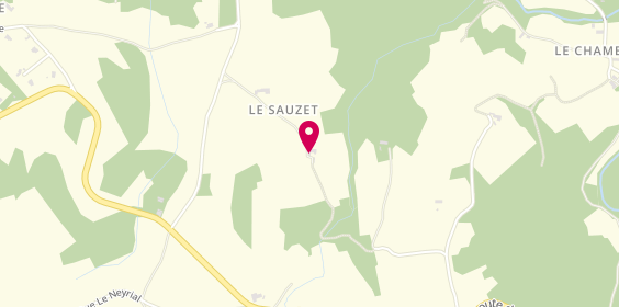 Plan de La maison du Sauzet, Le Sauzet, 43200 Yssingeaux