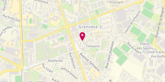 Plan de Cmp Grenoble Lanteri Laura Uf 2018, 1 Rue Dubois-Fontanelle, 38000 Grenoble