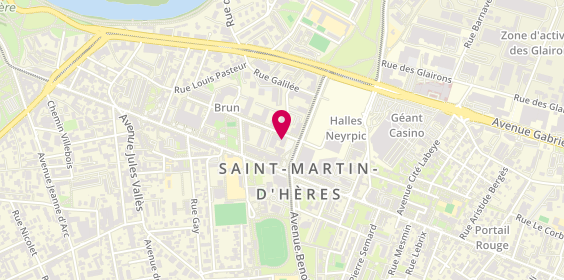 Plan de Smpu-Service Médico-Psychologique Universitaire, 8 Place du Conseil National de la Résistance, 38400 Saint-Martin-d'Hères