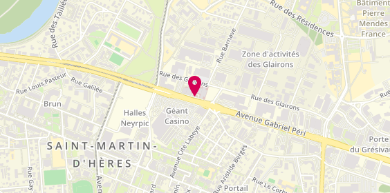 Plan de Clinique Belledonne - ELSAN, 83 avenue Gabriel Péri, 38400 Saint-Martin-d'Hères