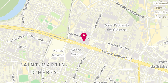 Plan de Centre de Radiologie Belledonne, 83 avenue Gabriel Péri, 38400 Saint-Martin-d'Hères