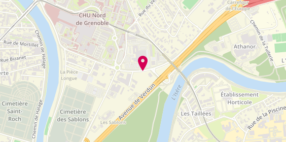 Plan de Gpt Coop Sanit Maison Res Sante Isere Gcs Mrsi, Boulevard Chantourne, 38700 La Tronche