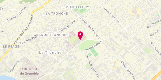 Plan de Clinique Fsef Grenoble la Tronche, 8 Av. Des Maquis du Grésivaudan, 38700 La Tronche