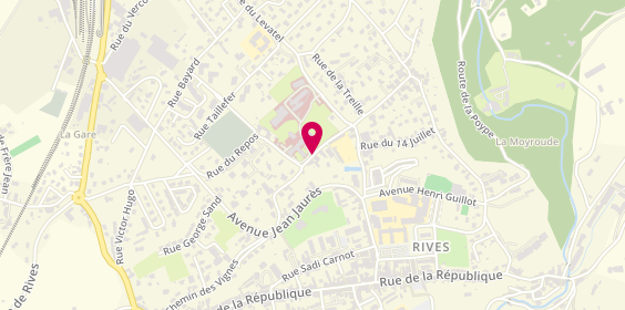 Plan de Service de Soins Infirmiers A Domicile Hôpital de Rives, Rue de l'Hopital, 38140 Rives Sur Fures