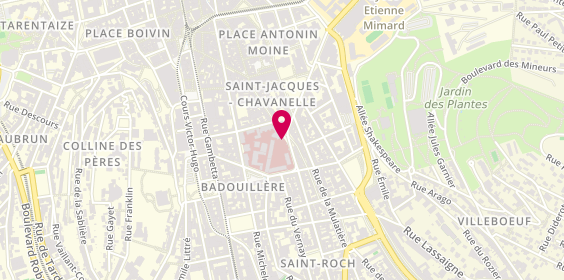 Plan de Hôpital de la Charité, 44 Rue Pnte Cadet, 42100 Saint-Étienne