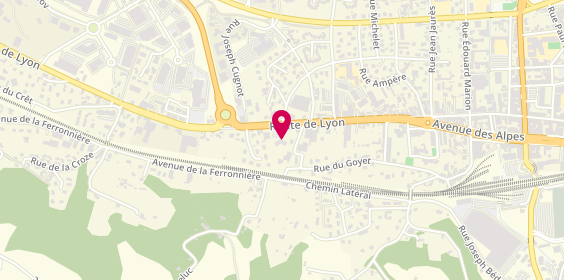 Plan de Maison Medicale le Cristal, 48 Route de Lyon, 38300 Domarin
