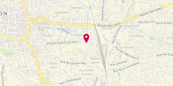 Plan de Centre de Postcure la Musardière, 62 Avenue Alsace Lorraine, 42600 Montbrison