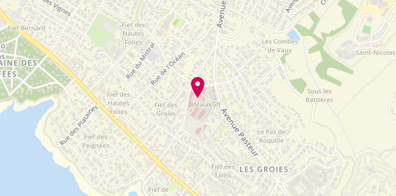 Plan de Centre Hospitalier Royan Atlantique, 20 avenue de Saint-Sordelin Plage, 17640 Vaux-sur-Mer
