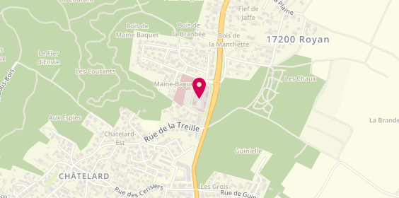 Plan de Clinique Pasteur - Vivalto Santé, 222 avenue de Rochefort, 17200 Royan