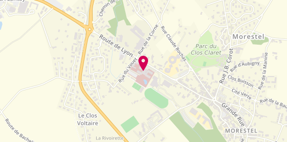 Plan de Centre Hospitalier Intercommunal de Morestel, 539 Rue François Perrin, 38510 Morestel