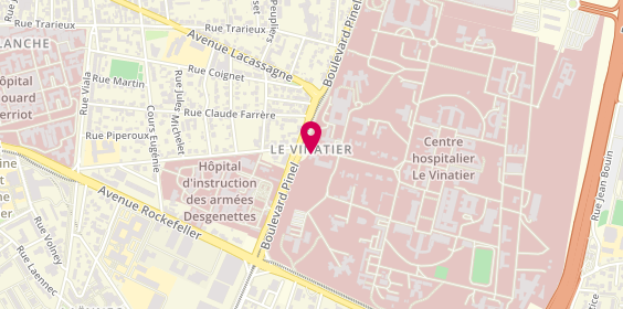 Plan de Psychiatrie Universitaire Lyon Metropole, 95 Boulevard Pinel, 69678 Bron