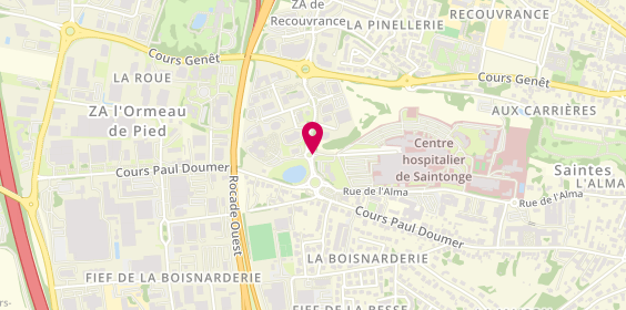 Plan de Dépistage COVID - CTRE HOSP. DE SAINTONGE - SAINTES, 11 Boulevard Ambroise Paré, 17100 Saintes