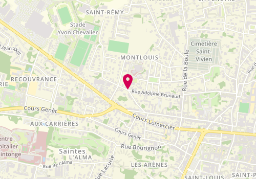 Plan de Clinique Richelieu Saintes, Bp 79
22 Rue Montlouis, 17103 Saintes