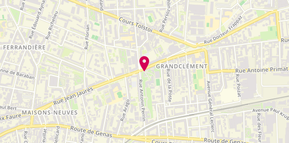 Plan de Clinique Notre Dame, 4 Place Grandclement, 69628 Villeurbanne