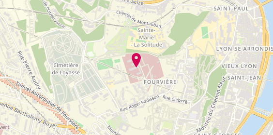 Plan de Hôpital de Fourvière, 10 Rue Roger Radisson, 69005 Lyon