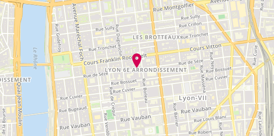 Plan de Clinique du Parc Lyon, 51 Rue Sèze, 69006 Lyon
