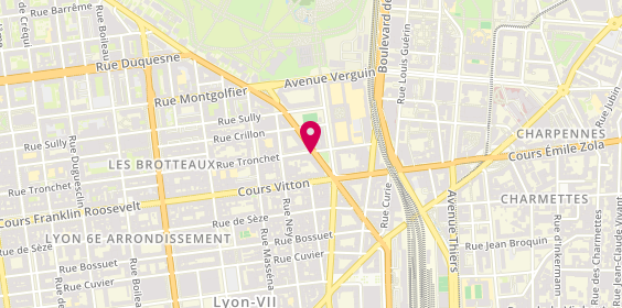 Plan de Centre Esthétique Lyon Tête d'Or, 88 Boulevard des Belges, 69006 Lyon