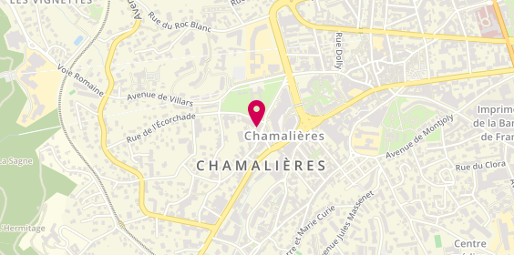 Plan de Clinique des 6 Lacs, 8 Rue des Garnaudes, 63400 Chamalières