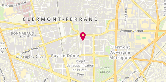 Plan de Maisons Relais, 1 Rue Saint-Vincent de Paul, 63000 Clermont-Ferrand