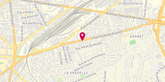 Plan de Anvihe, 86 Rue Anatole France, 63000 Clermont-Ferrand