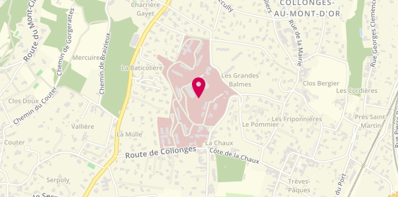 Plan de Centre Hospitalier, Rue Jean-Baptiste Perret, 69450 Saint-Cyr-au-Mont-d'Or