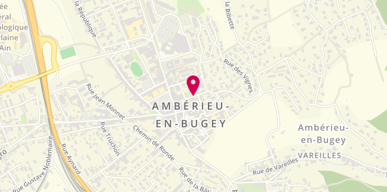 Plan de Hopital de Jour Amberieu en Bugey, 31 Rue des Plattes, 01500 Ambérieu-en-Bugey