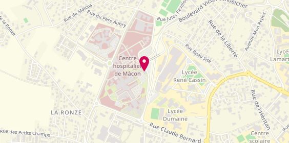 Plan de Efs Bourgogne Franche Comte Site Ma, Hospitalier des Chanaux
Boulevard Louis Escande, 71000 Mâcon
