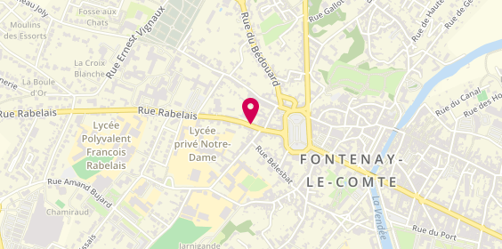 Plan de Hopital de Jour Infanto Juvenile Cmp Cattp F Rabel, 24 Rue Rabelais, 85200 Fontenay-le-Comte