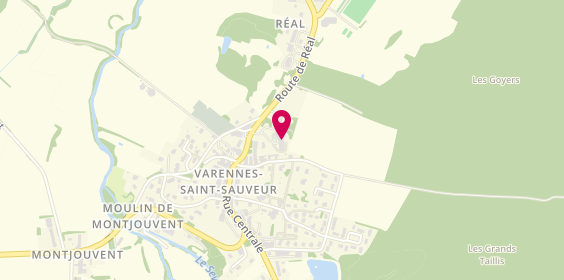 Plan de Clinique la Bressane, 460 Rue Centrale, 71480 Varennes-Saint-Sauveur
