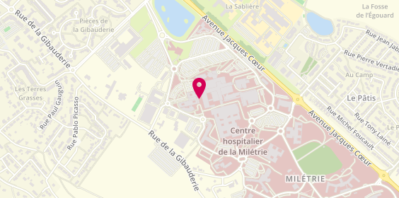 Plan de Chu la Miletrie, Bp 577
2 Rue de la Miletrie, 86021 Poitiers