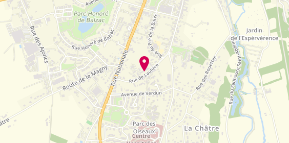 Plan de Centre Hospitalier la Chatre, Quartier Lauliere
40 Rue des Oiseaux, 36400 La Châtre