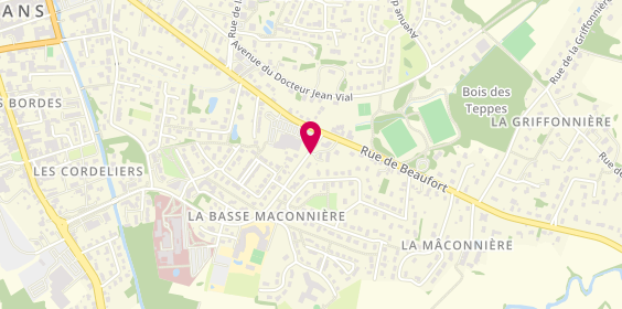 Plan de Centre Hospitalier de la Bresse Louhannaise, La Basse Maconnière 350 Fernand Point, 71500 Louhans