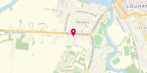 Plan de Clinique le Gouz - Ramsay Santé, 15 Route de Sornay, 71500 Louhans